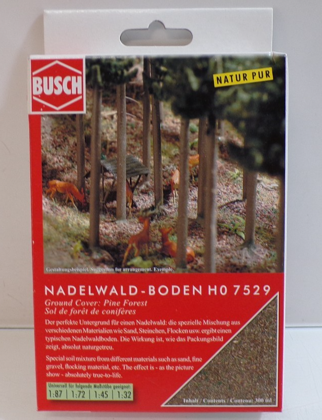 Busch H0 7529 Nadelwald Bogen in OVP PK3076