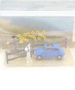 Busch H0 7693 Mini Szene PKW Vogelscheuche Zaun und Mann in OVP RG1174