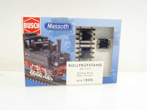 Busch Massoth H0 1:87 810 1800 Rollprüfstand unbenutzt in OVP LE4103