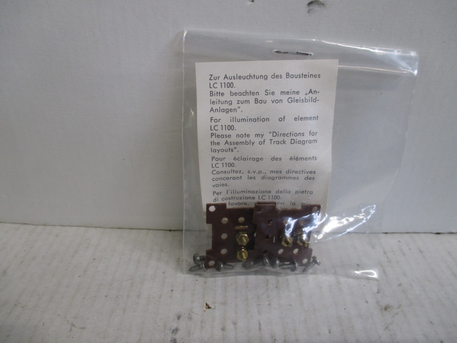 Conrad Hartel H0 Type1142 Lampenfassung  Ausleuchtung Baustein LC1100 m.OVP WW43 – Bild 3