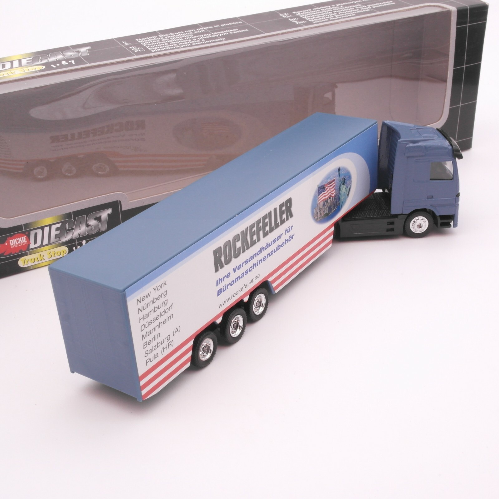 Dickie 1:87 341 5731 MB Sattelzug Rockefeller in OVP RT1563 – Bild 3