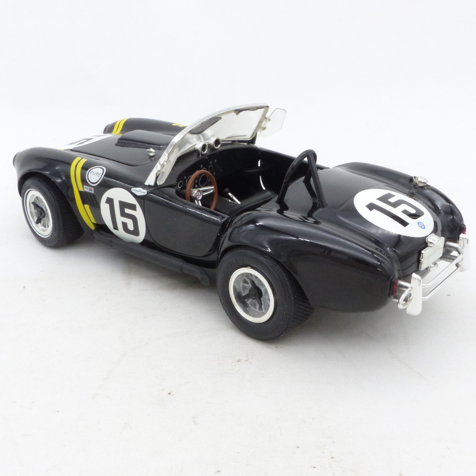 ERTL 1:18 Shelby Cobra 427 S/C #15 schwarz in Tüte siehe Bilder o. EX8419 – Bild 4