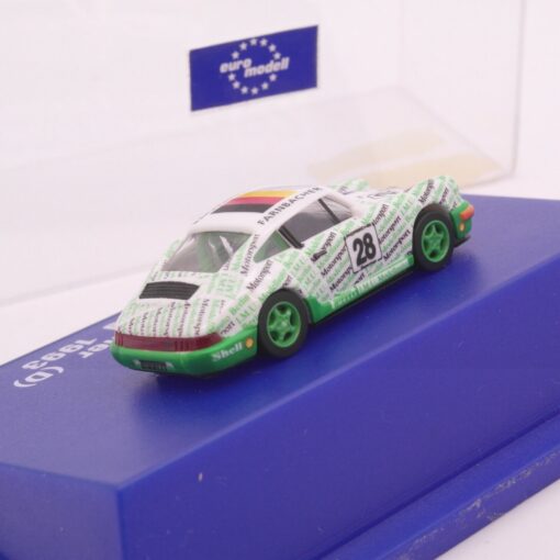 Euromodell 1:87 Nr. 28 Porsche 911 Carrera 2 #28 Farnbacher in PC-Box EZ9225 – Bild 3