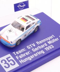 Euromodell 1:87 Nr. 35 Porsche 911 Carrera 2 #35 Gerhard Müller in PC-Box EZ9226