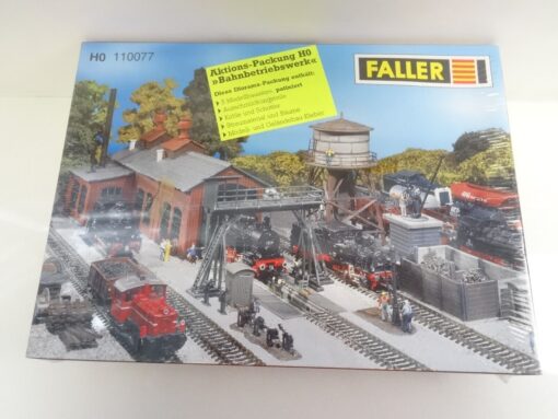 Faller H0 110077 Diorama Bahnbetriebswerk Neu in OVP QR4443