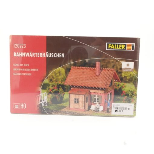 Faller H0 120223 Bausatz Bahnwärterhäuschen Neu in OVP QR4189