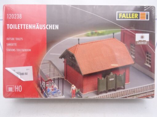 Faller H0 120238 Bausatz Toilettenhäuschen Neu in OVP QR4384