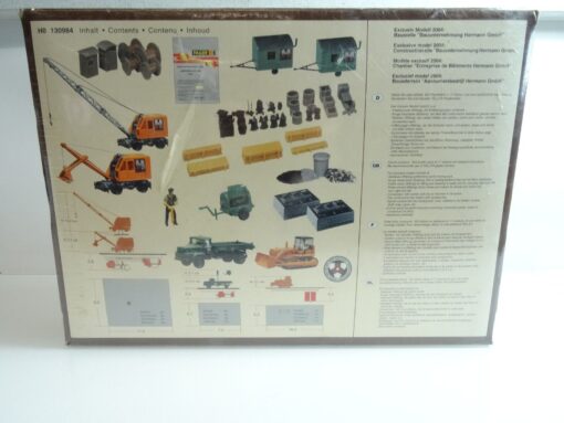 Faller H0 130984 Bausatz Baustelle Exclusiv Modell neuwertig in OVP QR4083 – Bild 4