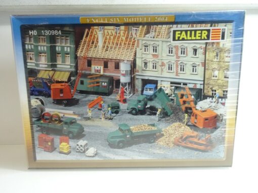 Faller H0 130984 Bausatz Baustelle Exclusiv Modell neuwertig in OVP QR4083