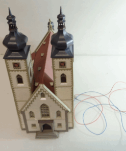 Faller H0 194351 Klosterkirche aus Anlagenrückbau mit Bel. siehe Foto PK1558 o.