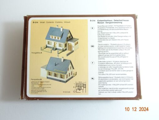 Faller H0 B 214 Einfamilienhaus siehe Foto in OVP CK4775 – Bild 3