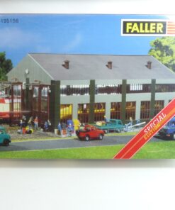 Faller H0 Bausatz Nr.: 195156 E-Lokschuppen (o. Motor) ungeöffnet, in OVP EX2461