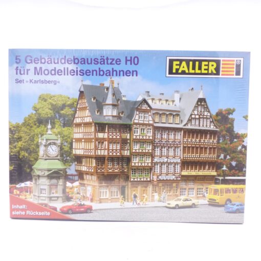 Faller H0 Bausatz Set Karlsberg mit 5 Gebäuden in ungeöffneter OVP EX7410