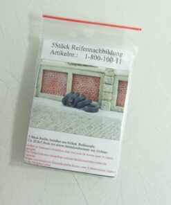 Fertigmodell Spur 1 Reifennachbildung 5Stück in OVP CK7889