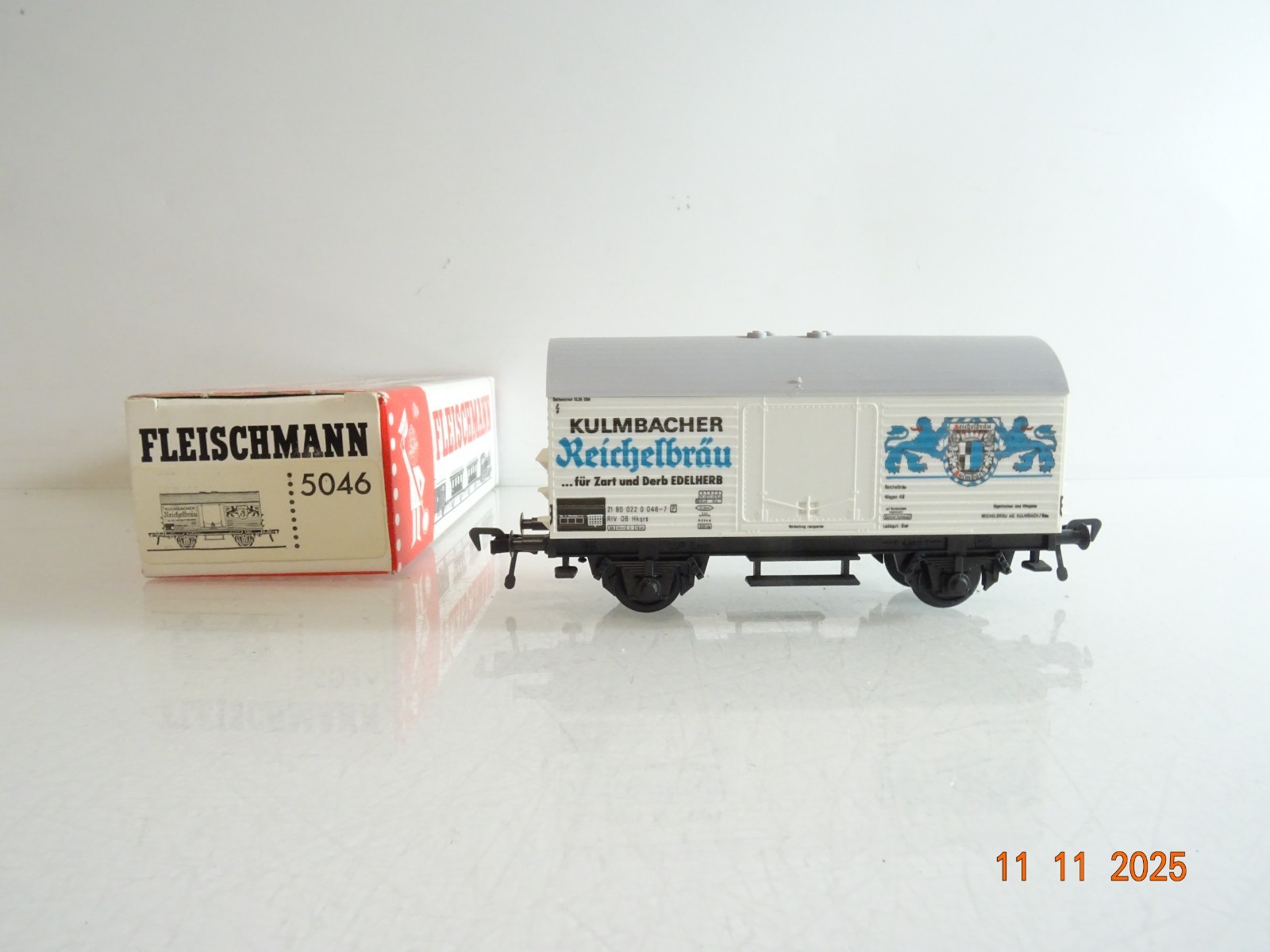 Fleischmann H0 5046 Kühlwagen Reichelbräu der DB in OVP BH1061