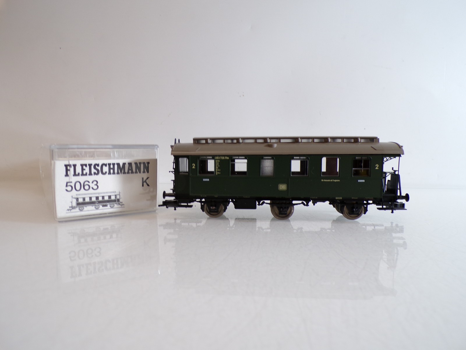 Fleischmann H0 5063 K Personenwagen 2. Kl. der DB in OVP BH1651