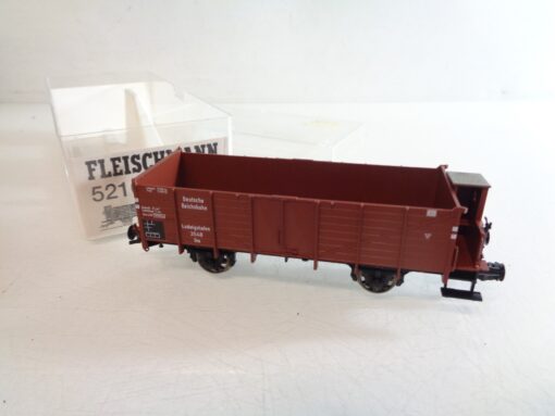 Fleischmann H0 5210 K Hochbordwagen mit Bremserhaus der DR in OVP RR4262 – Bild 3