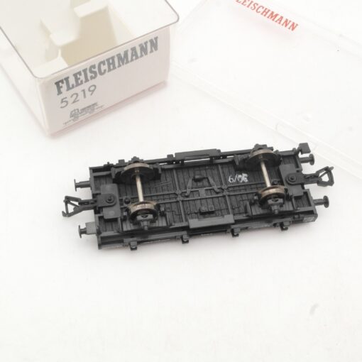 Fleischmann H0 5219 Flachwagen ohne LKW der DB in OVP RR1230 – Bild 4