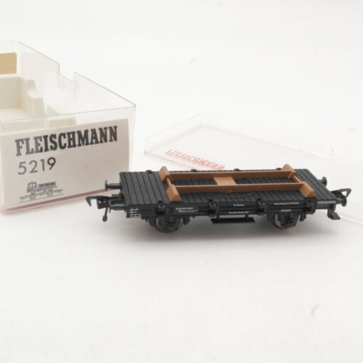 Fleischmann H0 5219 Flachwagen ohne LKW der DB in OVP RR1230