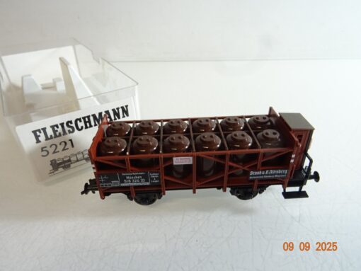 Fleischmann H0 5221 K Säuretopfwagen der DRG in OVP RR3467 – Bild 3