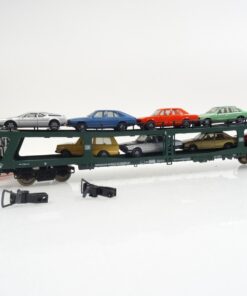 Fleischmann H0 5285 Autotransportwagen mit 9 PKW der DB in OVP RR1036