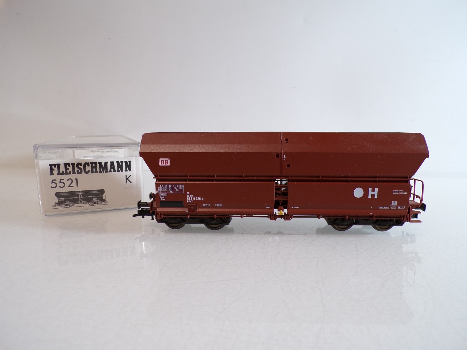 Fleischmann H0 5521 Selbstentladewagen der DB in OVP BH1637