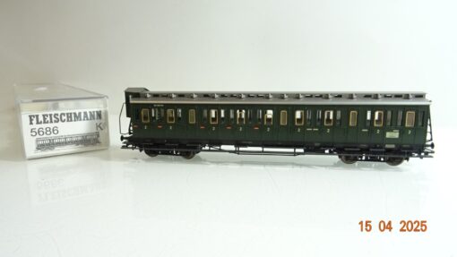 Fleischmann H0 5686 Abteilwagen 2.Kl. mit Bremserhaus in OVP PR7151