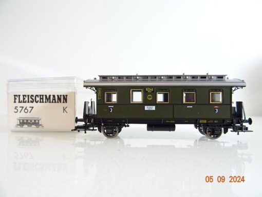 Fleischmann H0 5767 K Personenwagen der DRG neuwertig in OVP PR2533 – Bild 3