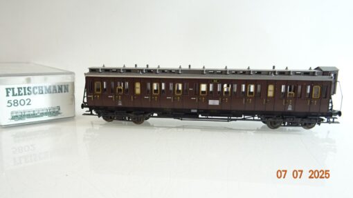 Fleischmann H0 5802 K  Abteilwagen 3. Kl. der K.P.E.V. in OVP PR8997
