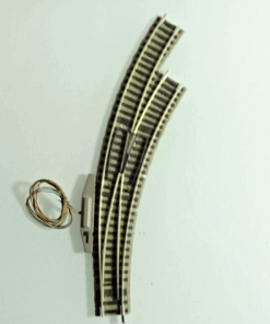 Fleischmann H0 6142 R Bogenweiche rechts mit Antrieb siehe Foto CK7634 o.