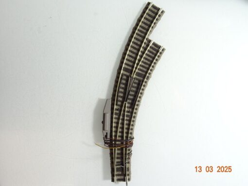 Fleischmann H0 6142R Bogenweiche rechts mit Antrieb siehe Foto CK6642 o.