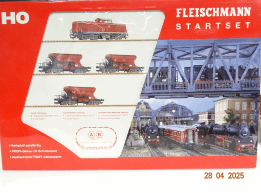 Fleischmann H0 631102 Startset mit Güterzug und Profigleis in OVP JL326 – Bild 5