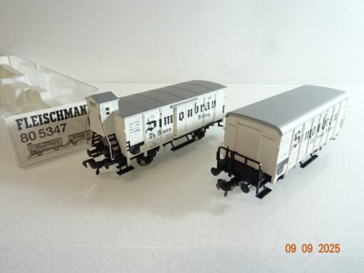 Fleischmann H0 80 5347K Set Kühlwagen Simobräu der DRG in OVP RR3507