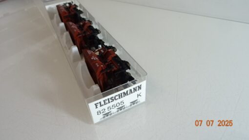 Fleischmann H0 825505 K Schotterwagen Set 3 tlg. der DB in OVP PR8952 – Bild 3