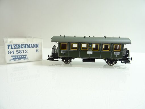 Fleischmann H0 84 5812 K Personenwagen 3. Klasse in OVP TF292