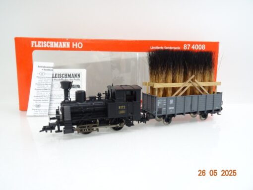 Fleischmann H0 87 4008 Tunnelputzer-Zug der SBB 125 Jahre Gotthardbahn OVP JL744