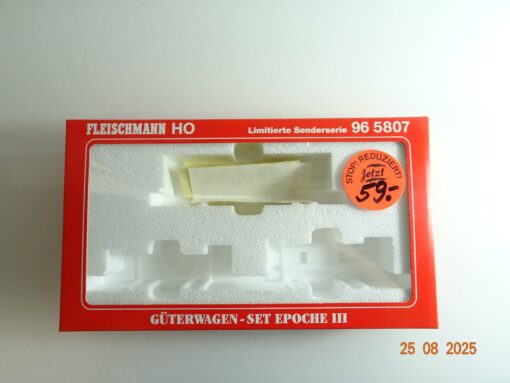 Fleischmann H0 965807 Leerverpackung siehe Foto PK799