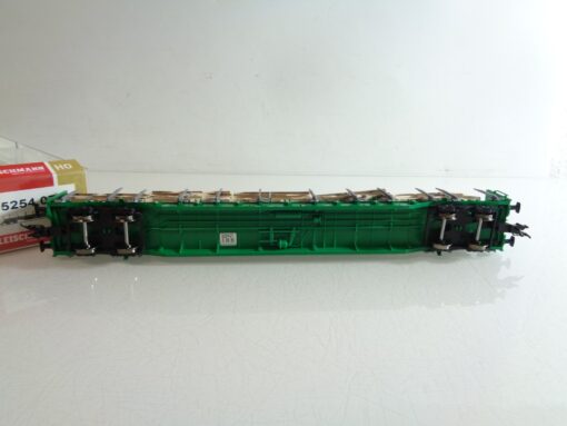 Fleischmann H0 Fleischmann 5254  Rungenwagen mit Holzladung on Rai in OVP RR4061 – Bild 4