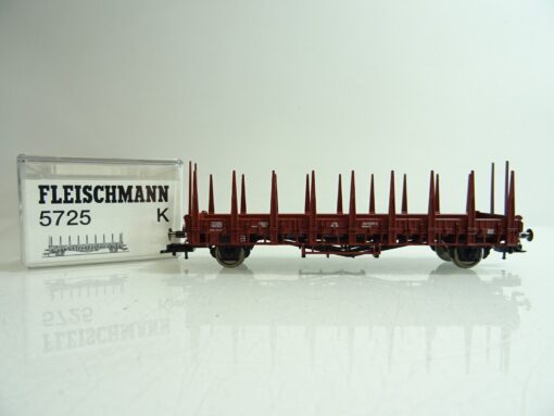 Fleischmann H0 K 5725 Rungenwagen der DB in OVP PR1097 – Bild 3