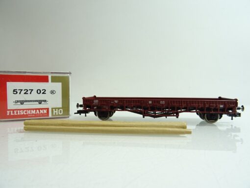 Fleischmann H0 K 572702 Rungenwagen mit Ladung der DB  in OVP PR1213 – Bild 3