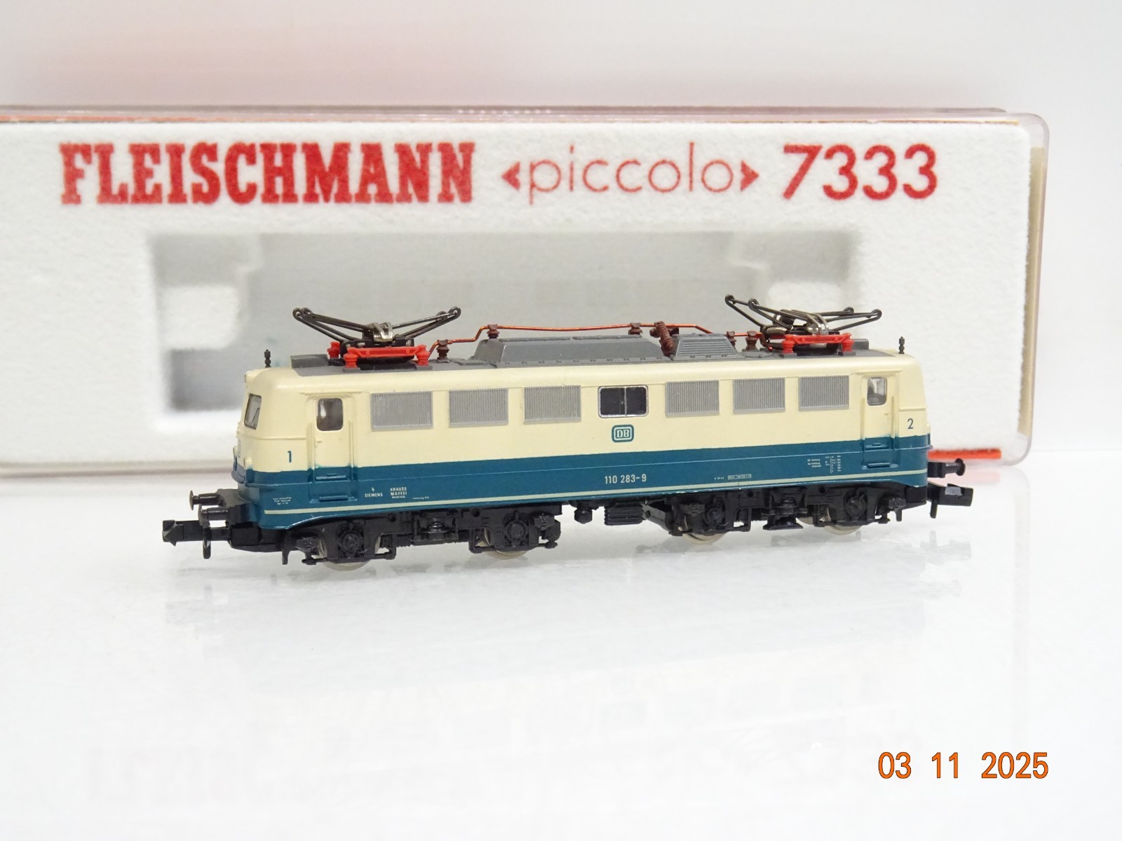 Fleischmann N 7333 E-Lok BR 110 283-9 der DB in OVP JL4082