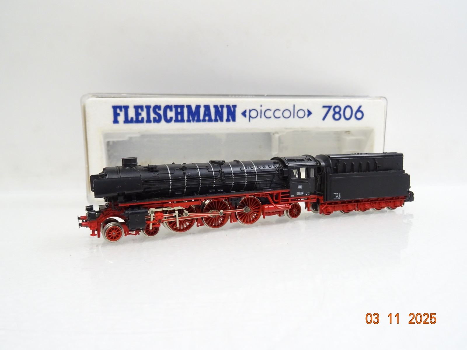 Fleischmann N 7806 Dampflok BR 01 1100 der DB in OVP JL4087