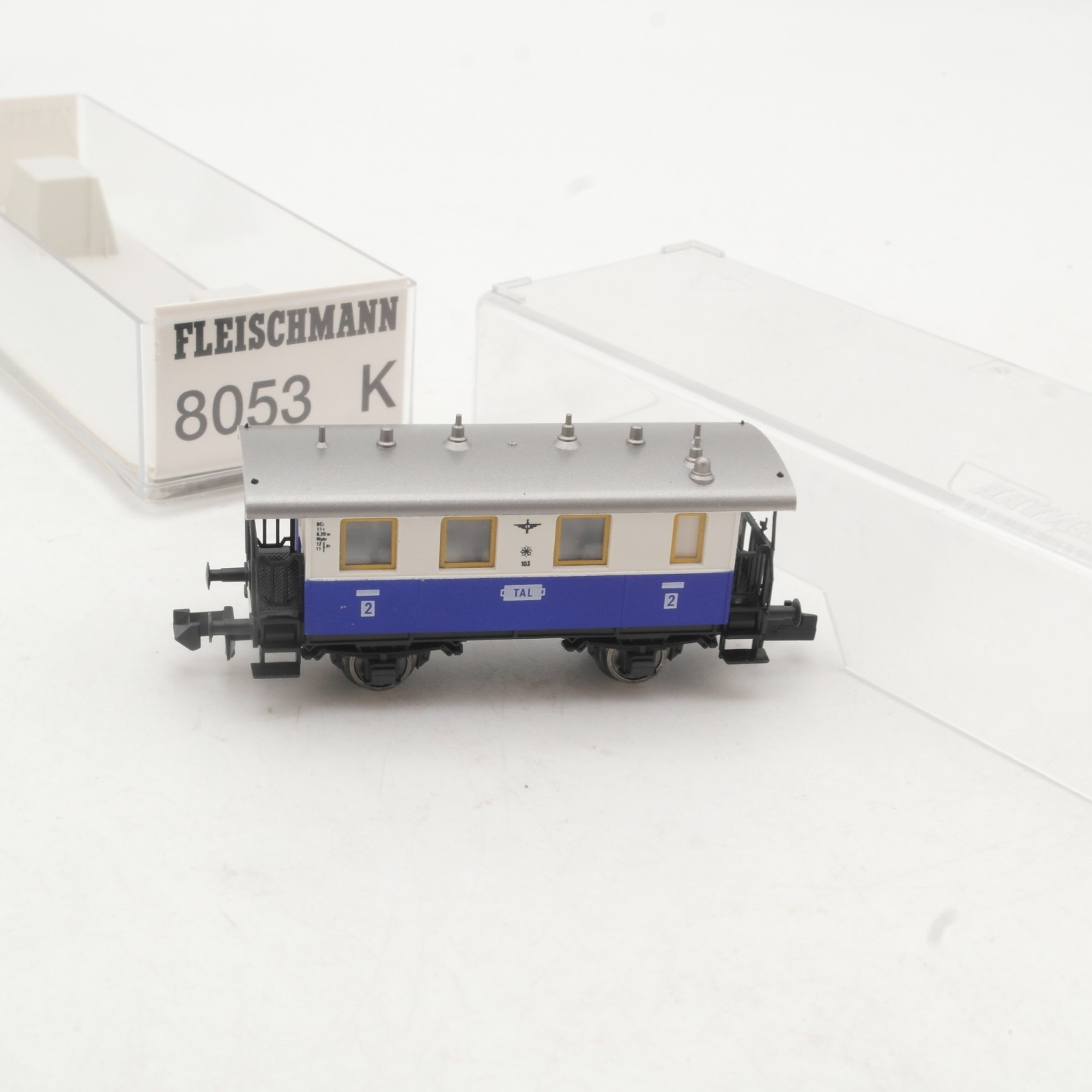 Fleischmann N 8053 K Personenwagen Edelweiß-Lokal-Bahn K.Bay.Sts.B in OVP RR4953 – Bild 3