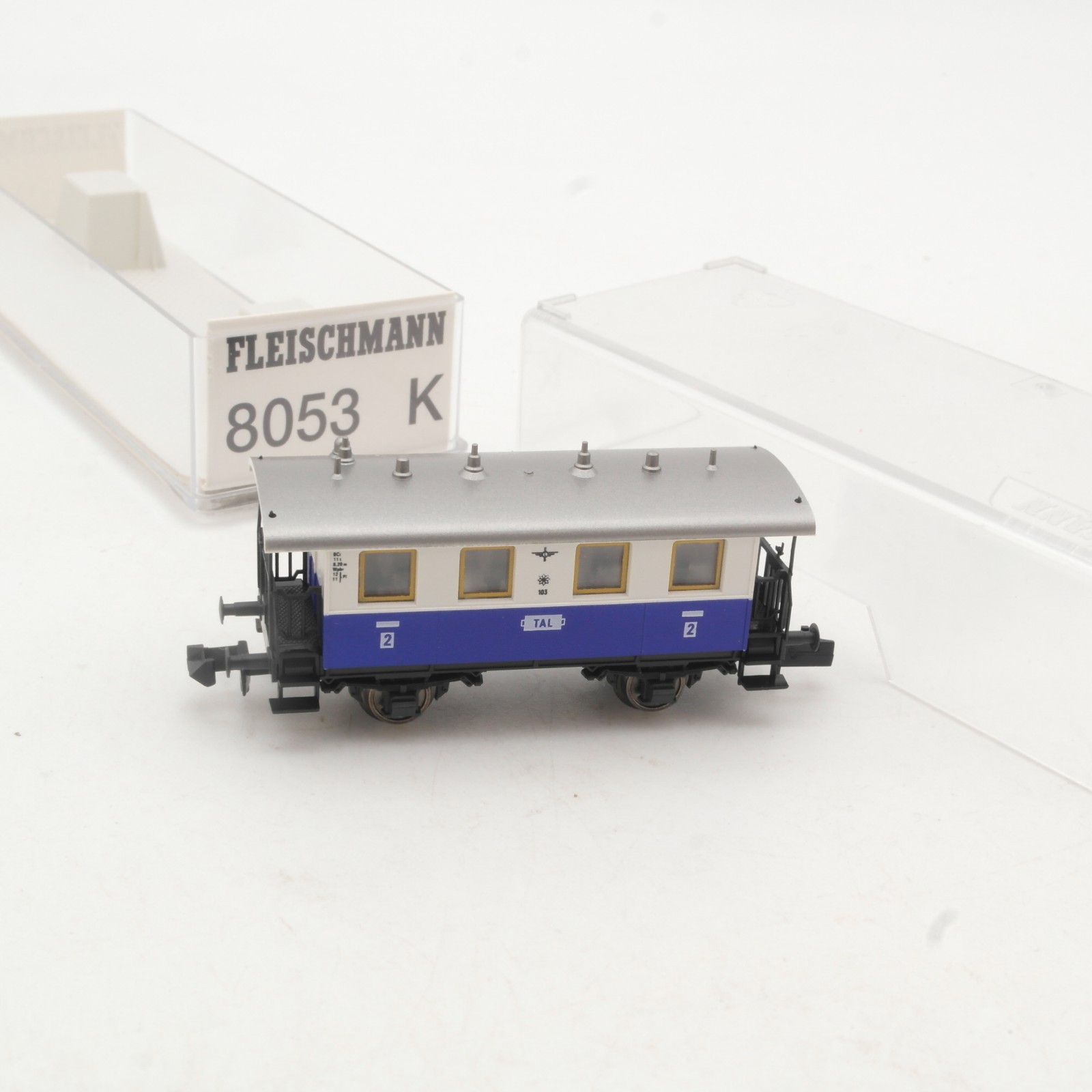 Fleischmann N 8053 K Personenwagen Edelweiß-Lokal-Bahn K.Bay.Sts.B in OVP RR4953