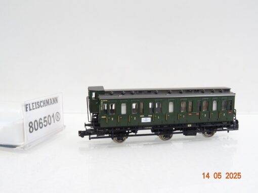 Fleischmann N 806501 K Abteilwagen 1./2.Kl. der DB mit BrHs in OVP JL641