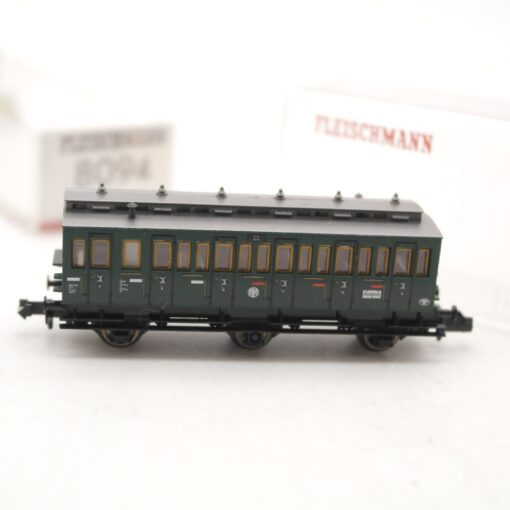 Fleischmann N 8094 Abteilwagen 3.Kl. mit Bremserhaus der DRG in OVP RR2535 – Bild 3
