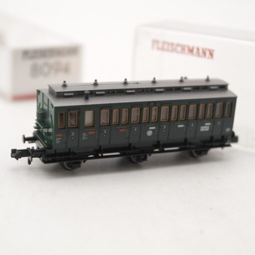 Fleischmann N 8094 Abteilwagen 3.Kl. mit Bremserhaus der DRG in OVP RR2535
