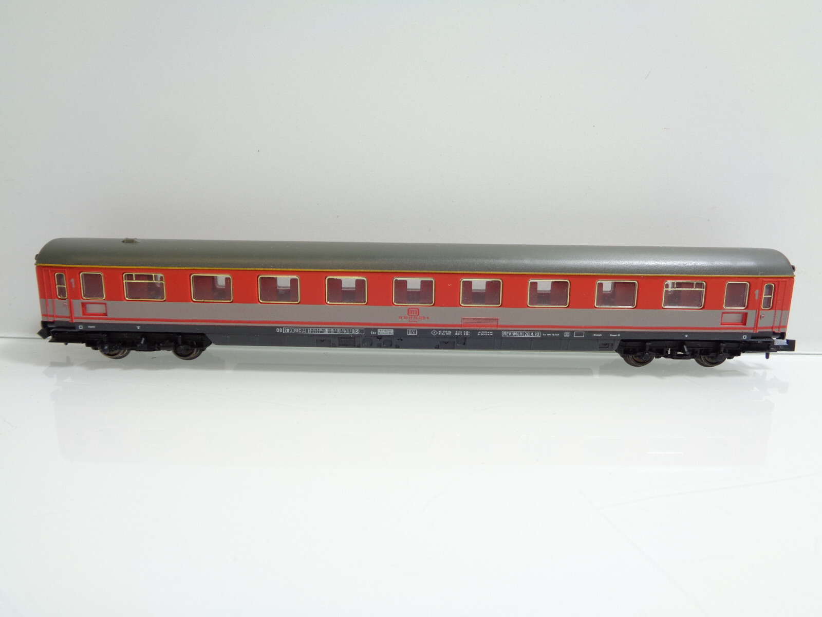 Fleischmann N 8118 Personenwagen 1.Kl. der DB in OVP JD2383 – Bild 3