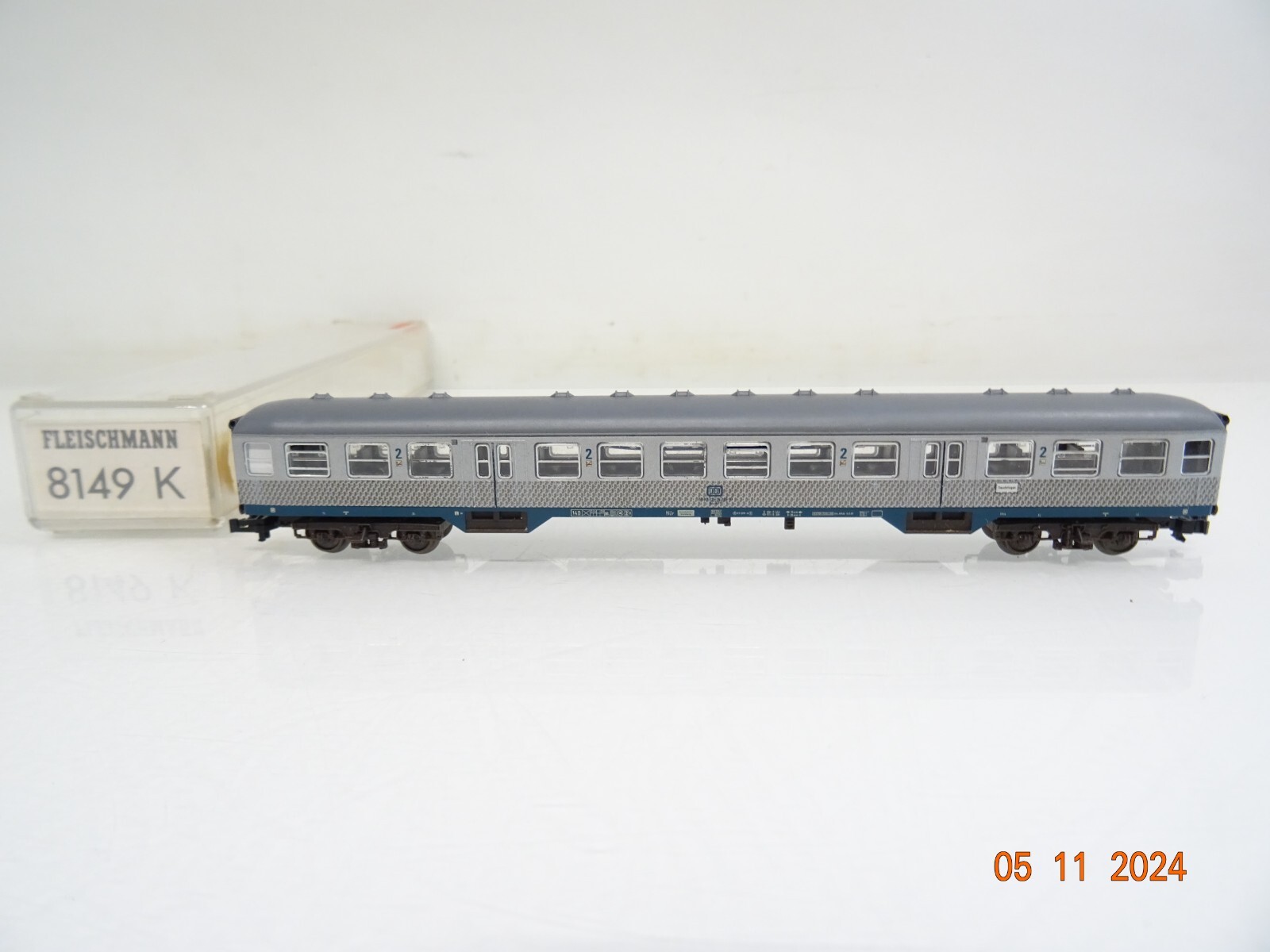 Fleischmann N 8149 K Personenwagen 2.Kl. der DB in OVP PR3693