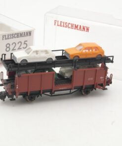 Fleischmann N 8225 Autotransportwagen mit PKW der DB in OVP RR5366
